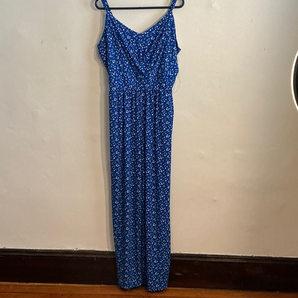 Gilli Navy Floral Jumpsuit